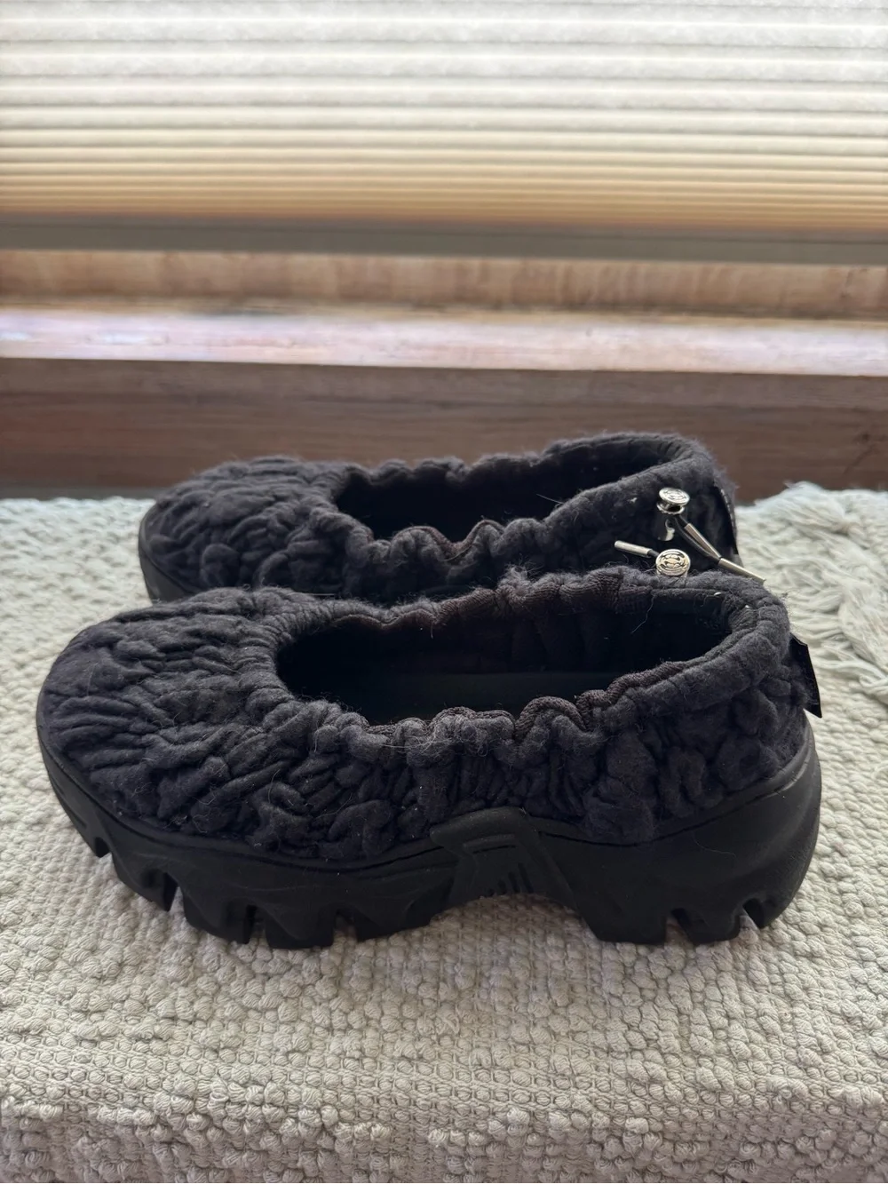 Rombaut SSENSE Exclusive Black Boccaccio II Aura Ballerina Flats (Size 6) - Picture 1 of 6